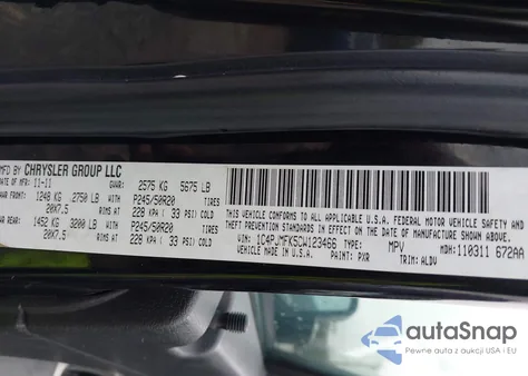 2012 Jeep Liberty Limited Jet Edition z USA, uszkodzony, nr VIN 1C4PJMFK5CW123466